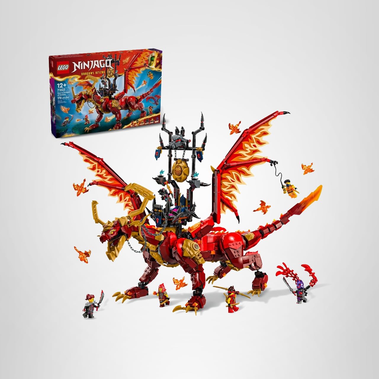 Amazon.com: LEGO NINJAGO Source Dragon of Motion Adventure Toy for